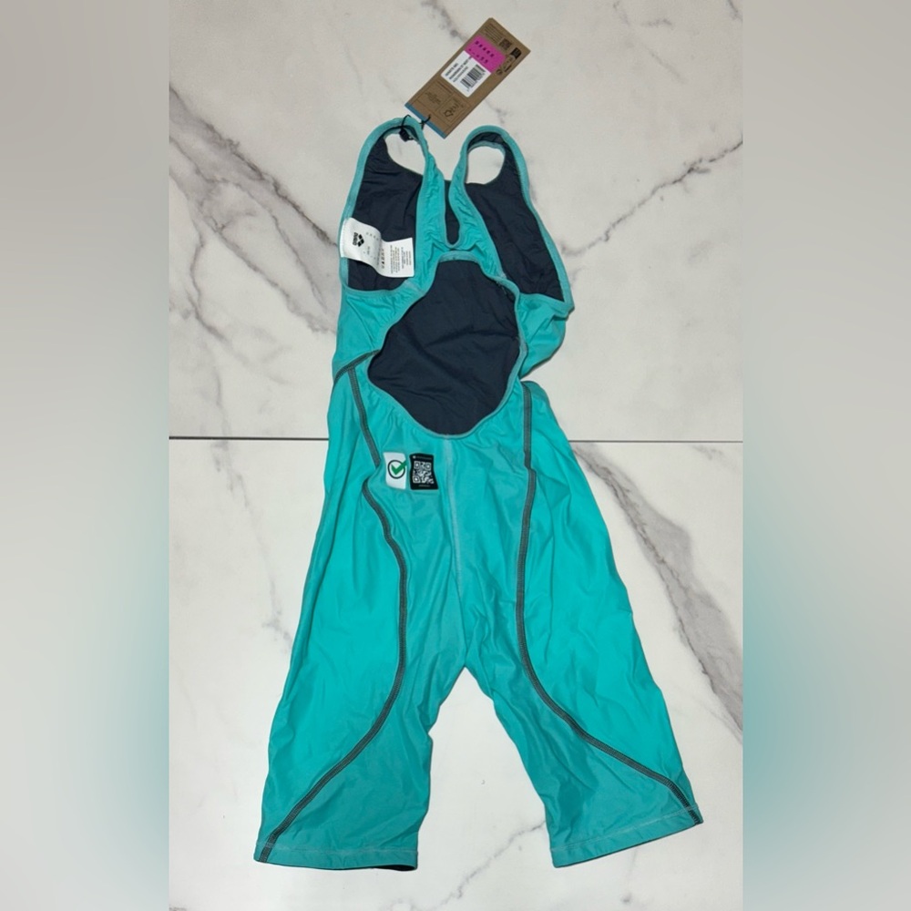 NWT! Arena Powerskin Tech Suit-size 26 Aquamarine - Picture 3 of 5